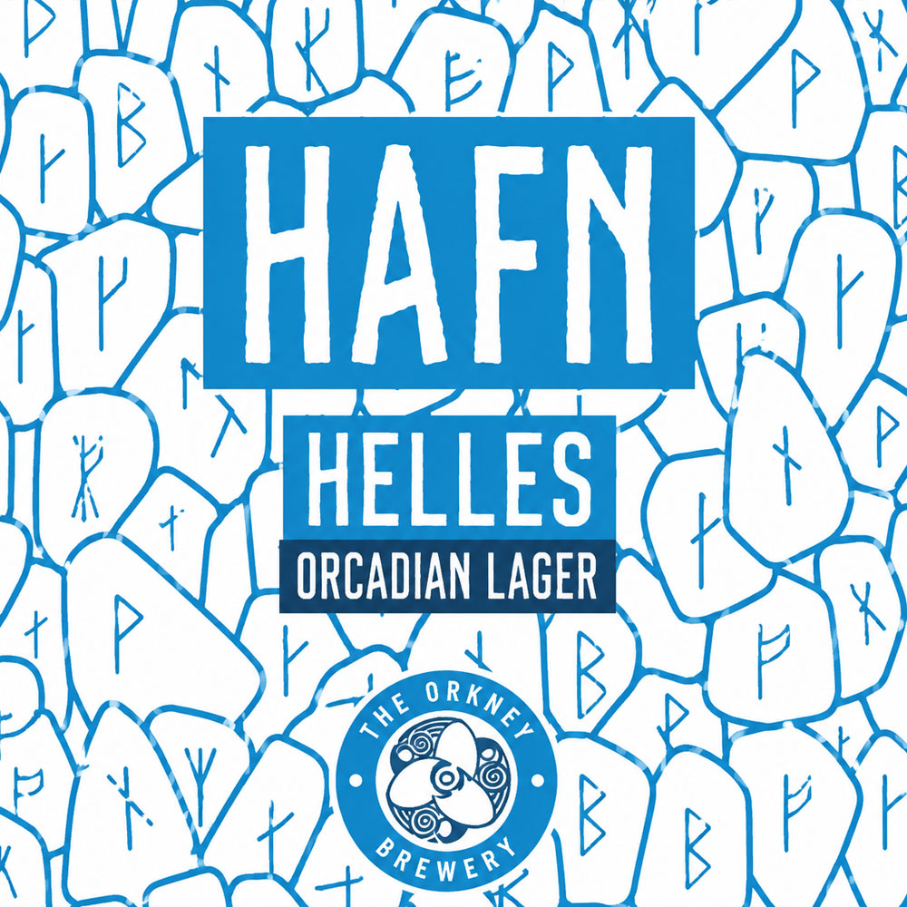 Hafn Helles Lager beer artwork