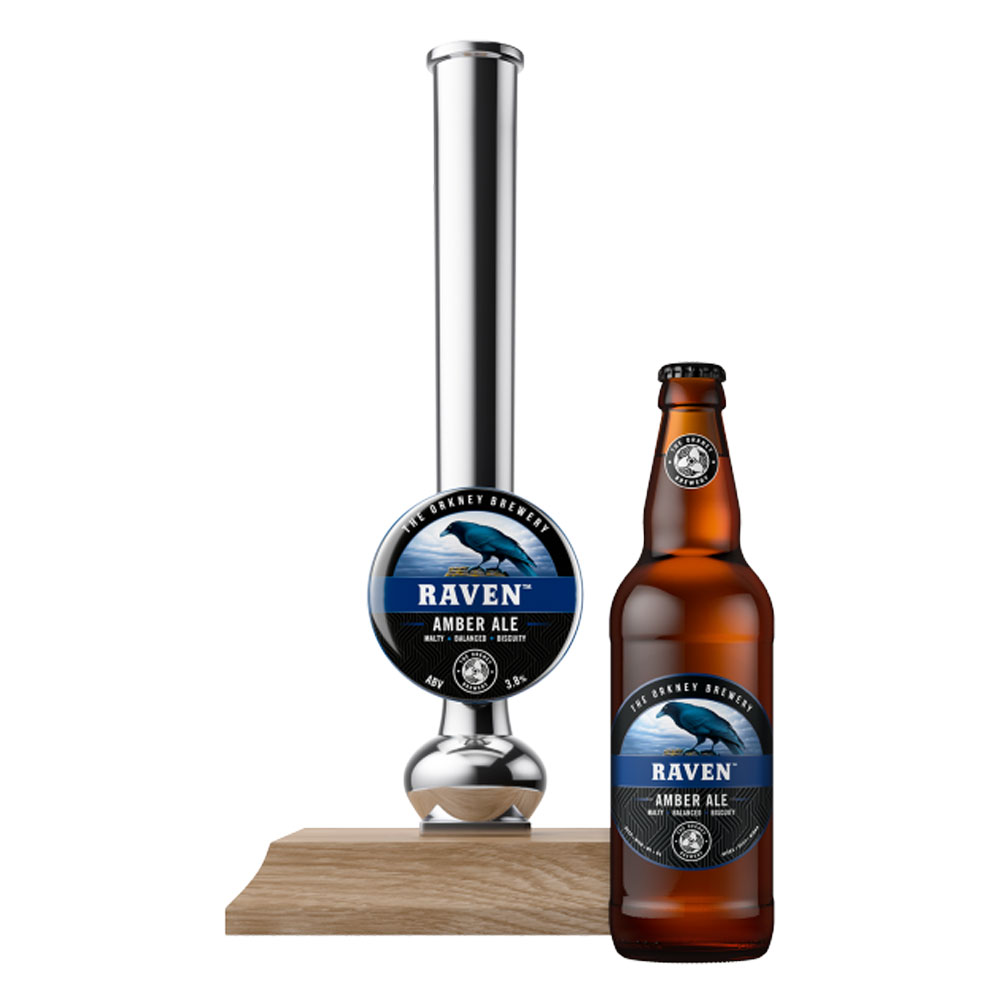 Raven Ale beer artwork