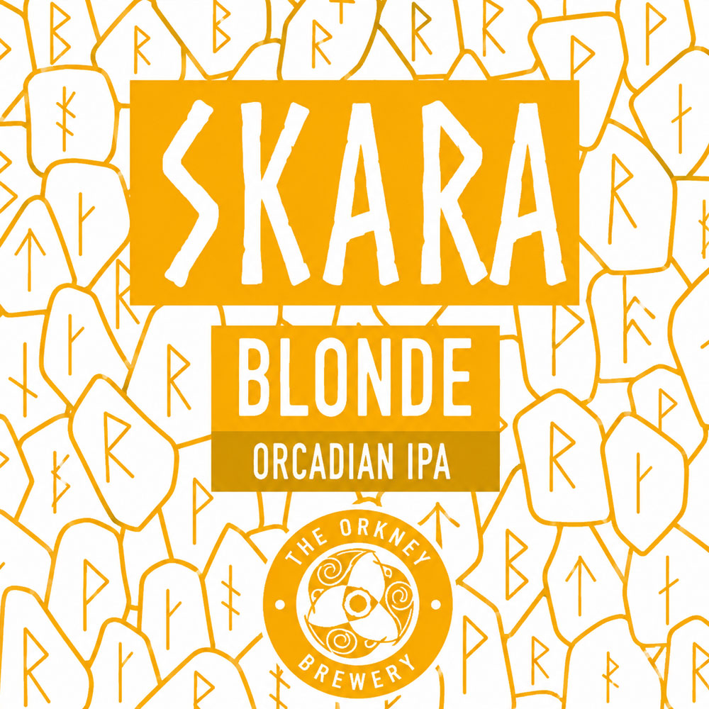 Skara Blonde IPA beer artwork