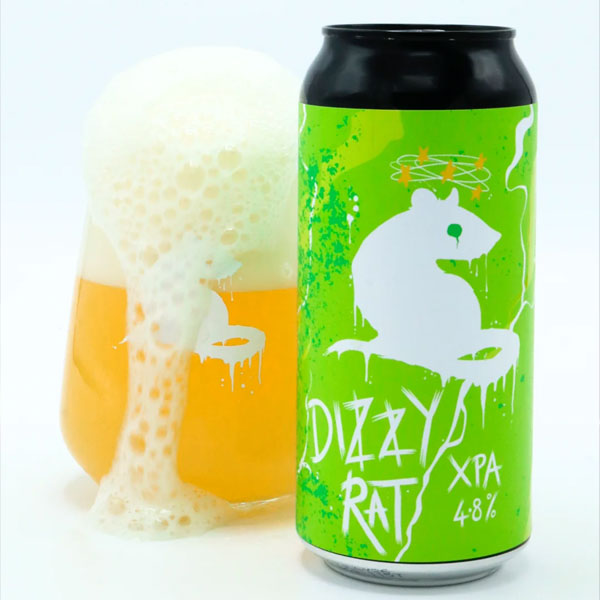 Dizzy Rat beer artwork