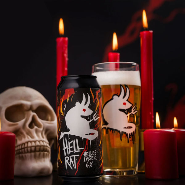 Hell Rat beer artwork