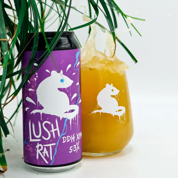 Lush Rat beer artwork