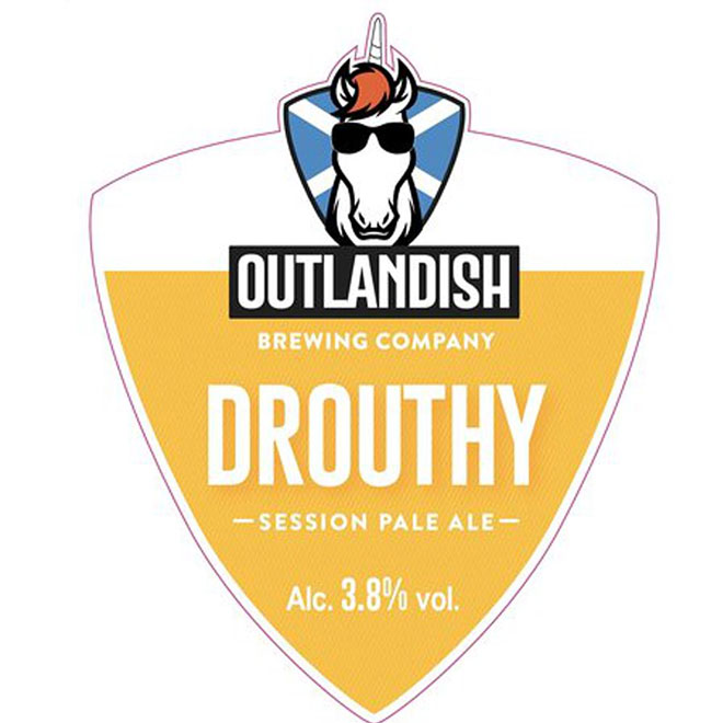 Drouthy beer artwork