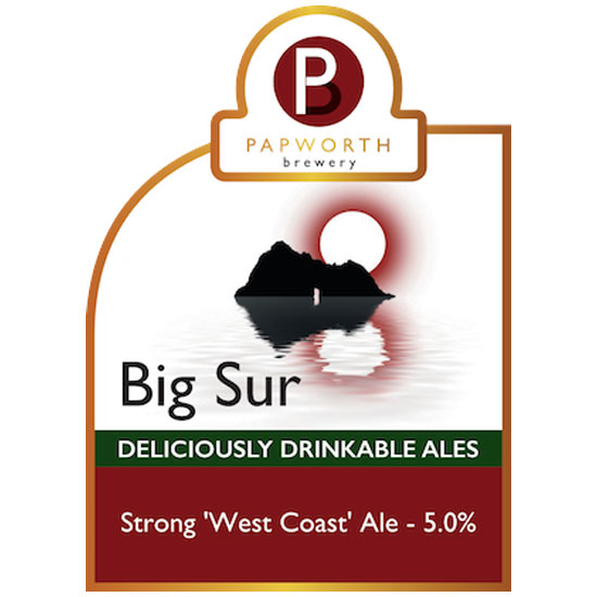 Big Sur beer artwork