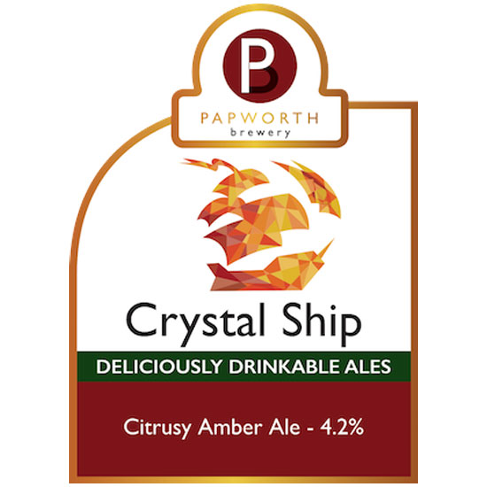 Crystal Ship beer artwork
