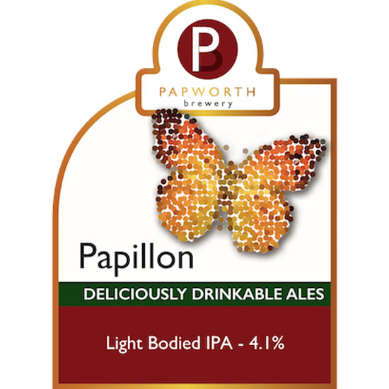 Artwork for Papillon by Papworth Brewery