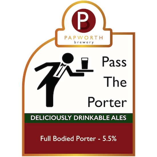 Pass The Porter beer artwork