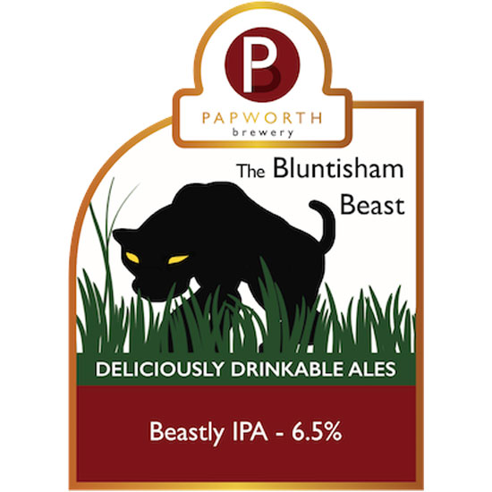 The Bluntisham Beast beer artwork