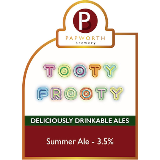 Tooty Frooty beer artwork