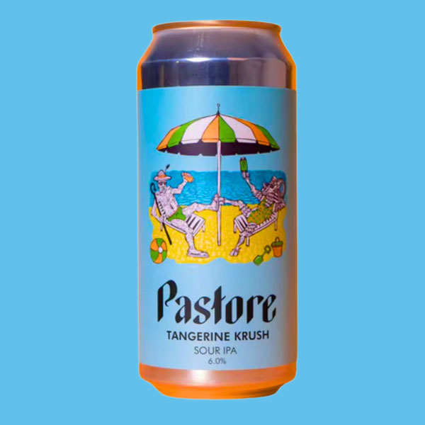 Tangerine Krush beer artwork