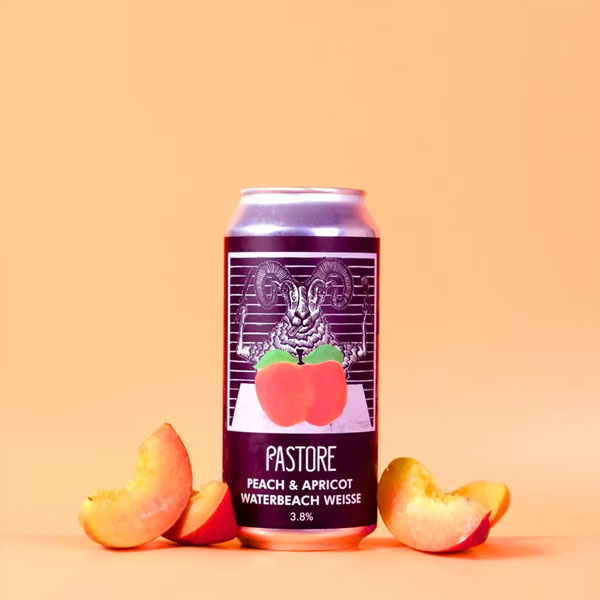 Waterbeach Weisse: Peach & Apricot beer artwork