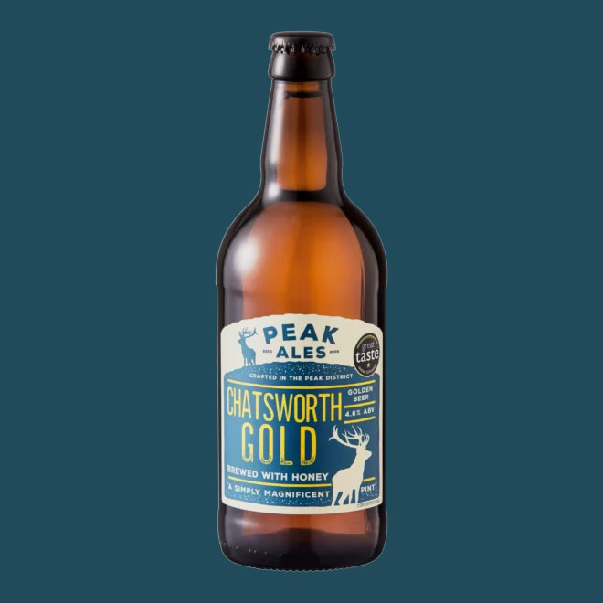 Chatsworth Gold beer artwork