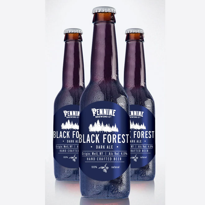 Black Forest beer artwork