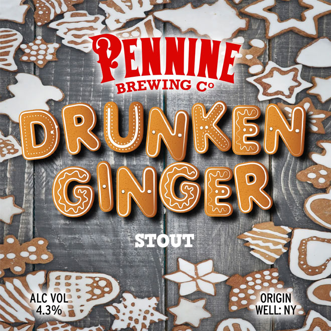 Drunken Ginger beer artwork