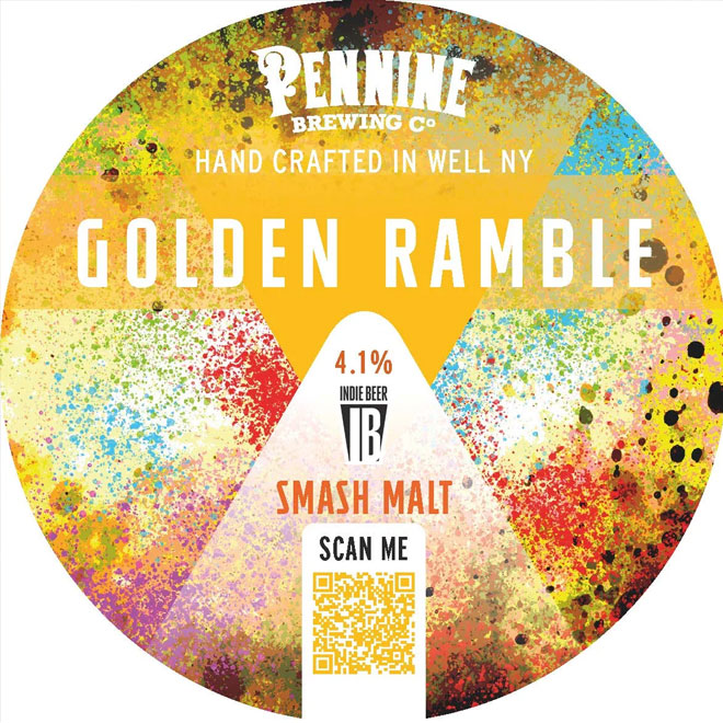 Golden Ramble beer artwork