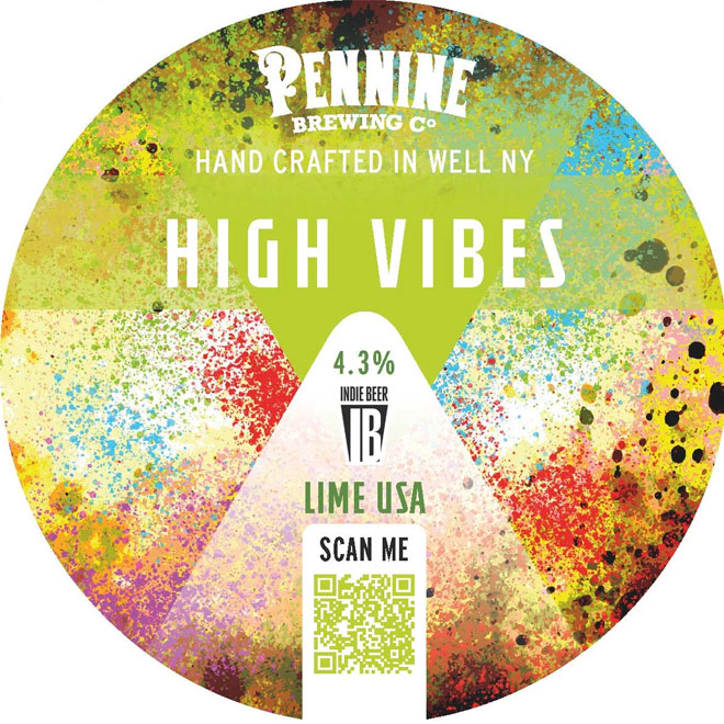 High Vibes beer artwork