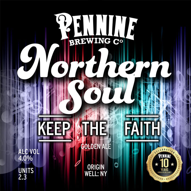 Northern Soul beer artwork