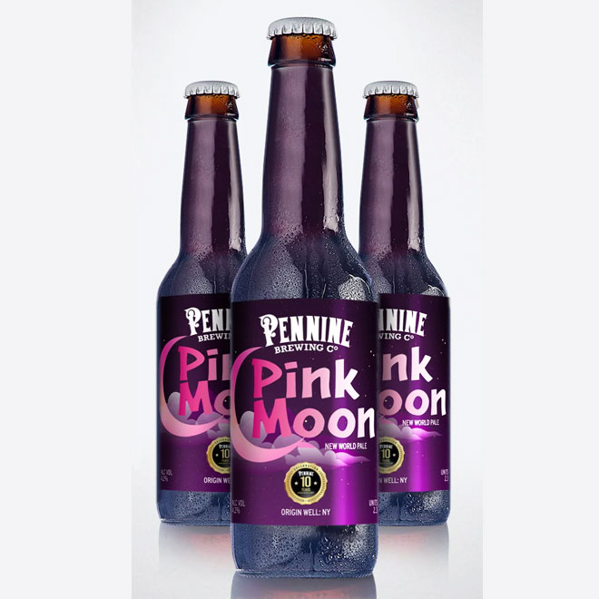 Pink Moon beer artwork