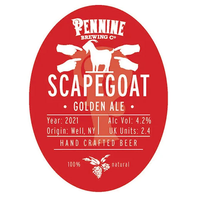 Scapegoat beer artwork