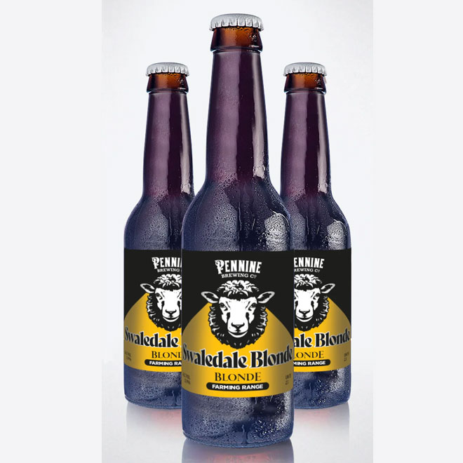 Swaledale Blonde beer artwork