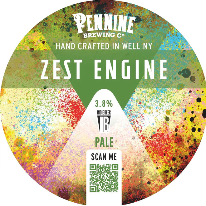 Zest Engine beer artwork