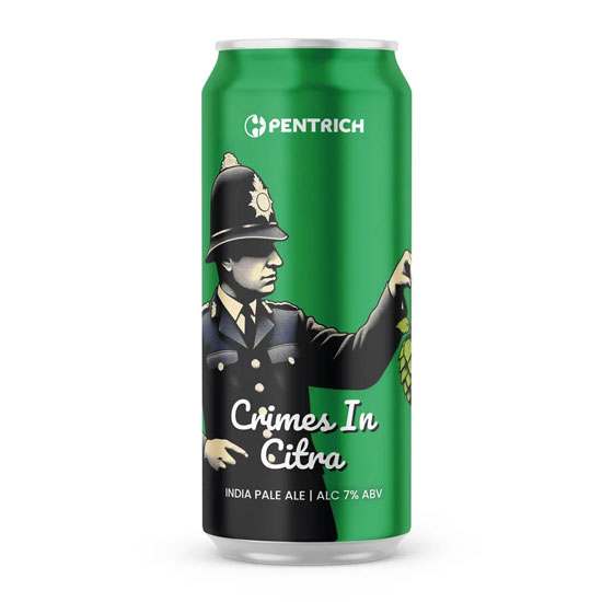 Crimes in Citra beer artwork