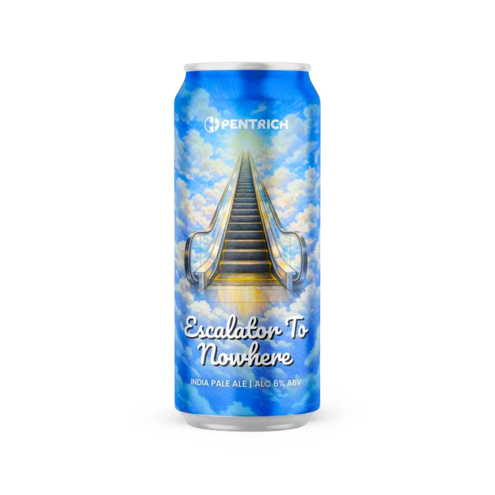 Escalator To Nowhere beer artwork