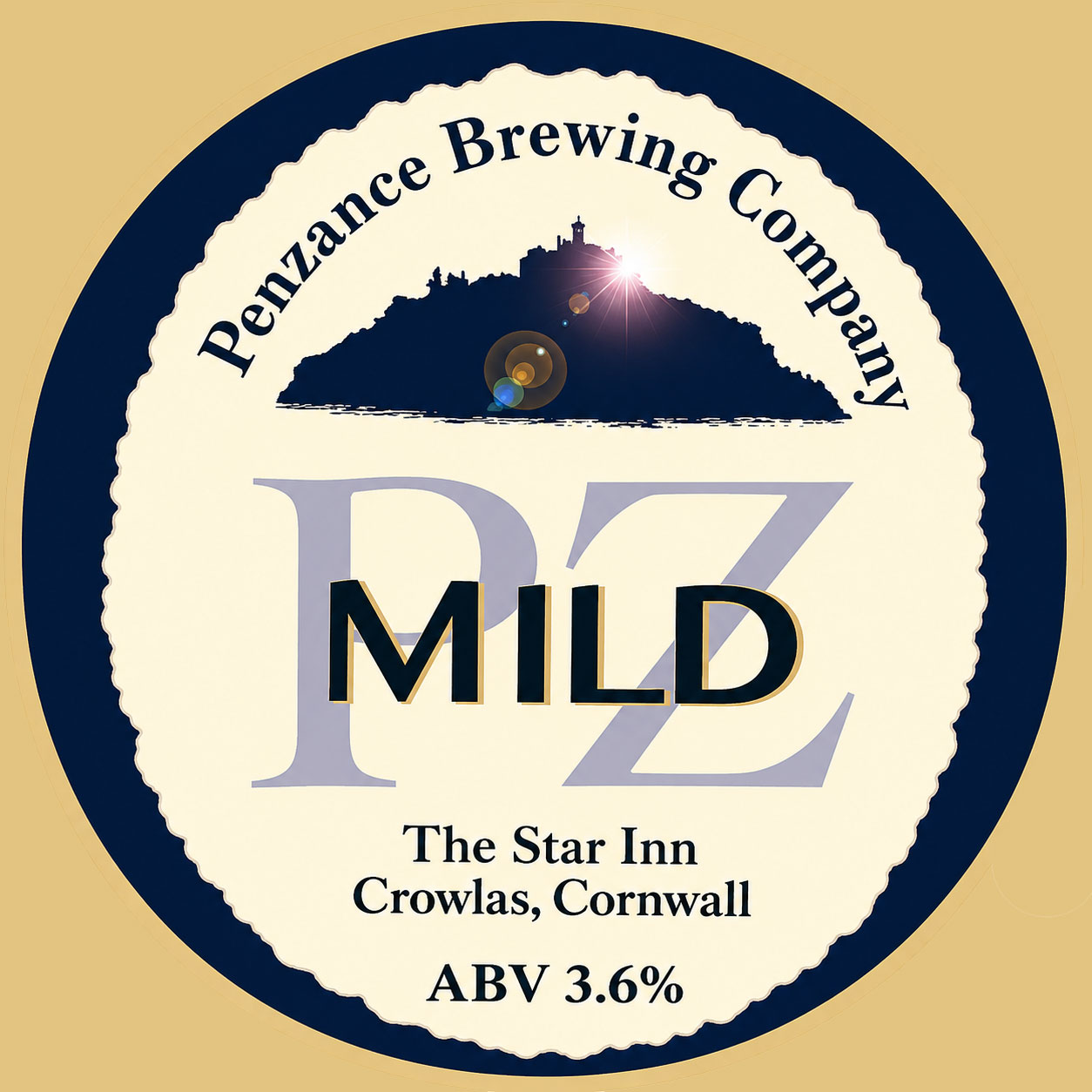 Mild beer artwork
