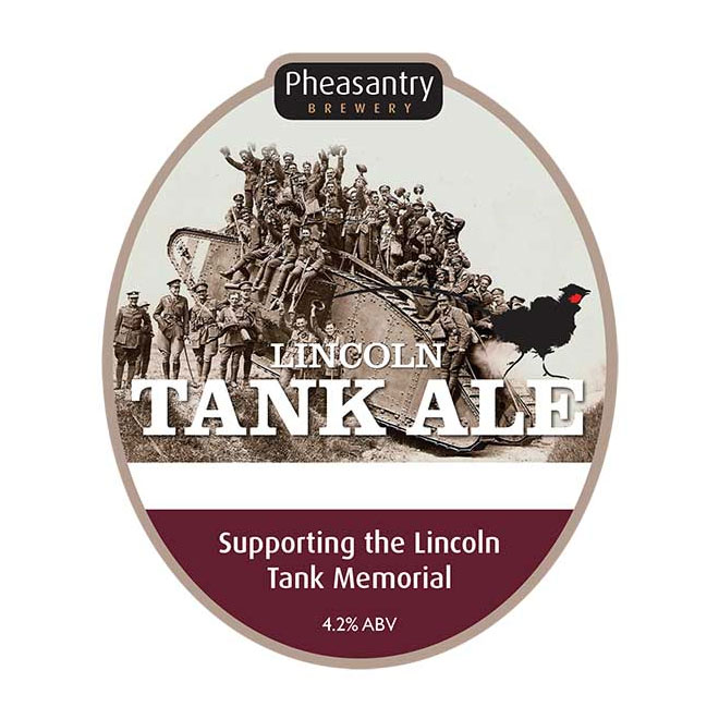 Lincoln Tank Ale beer artwork