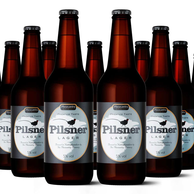 Pilsner Lager beer artwork