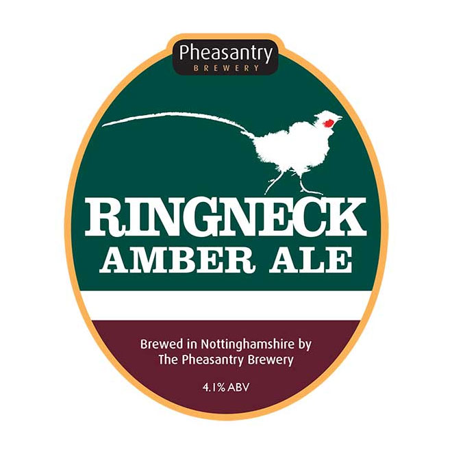 Ringneck Amber Ale beer artwork