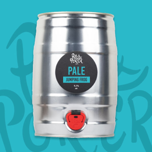 Jumping Frog beer artwork