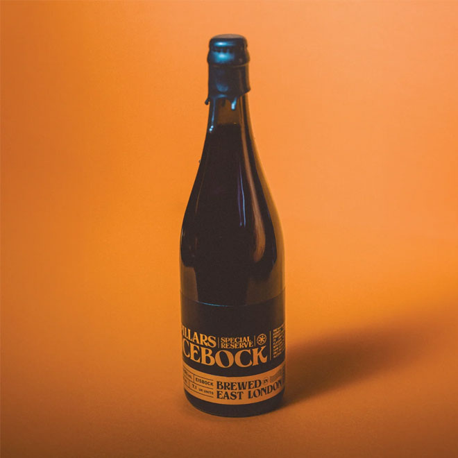 Icebock Reserve beer artwork