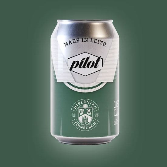 Hibs 1875 Lager beer artwork