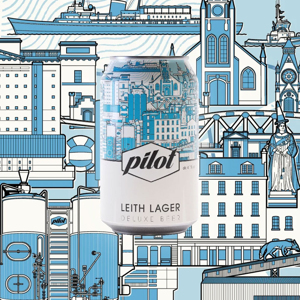 Leith Lager beer artwork
