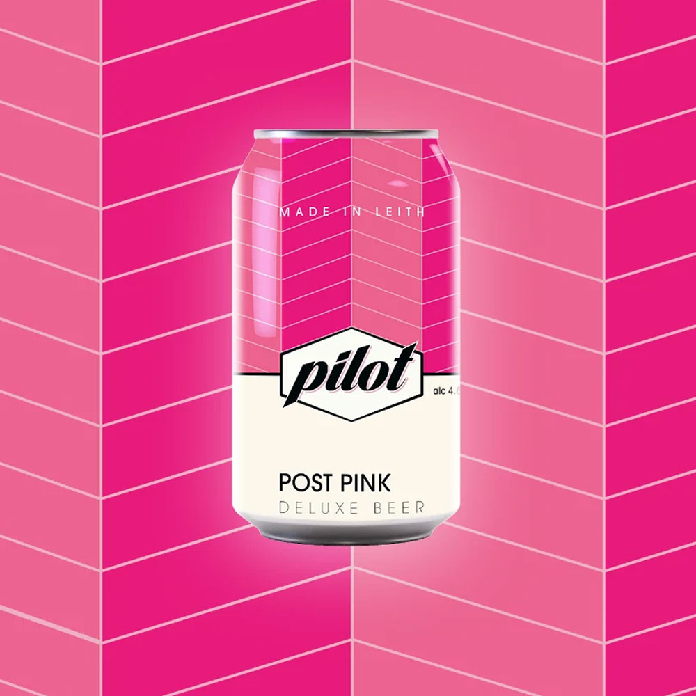 Post Pink beer artwork