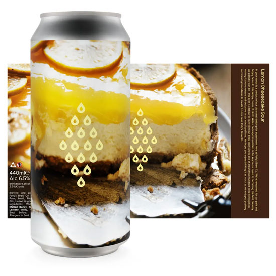 Lemon Cheesecake Sour beer artwork