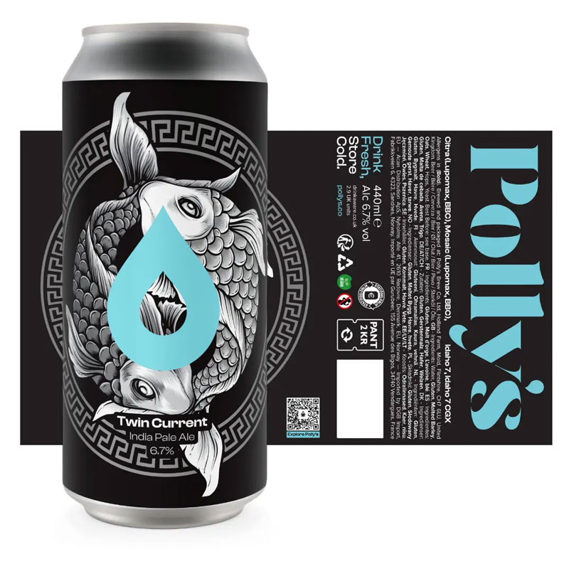 Twin Current beer artwork