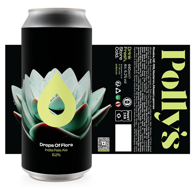 Drops Of Flora beer artwork