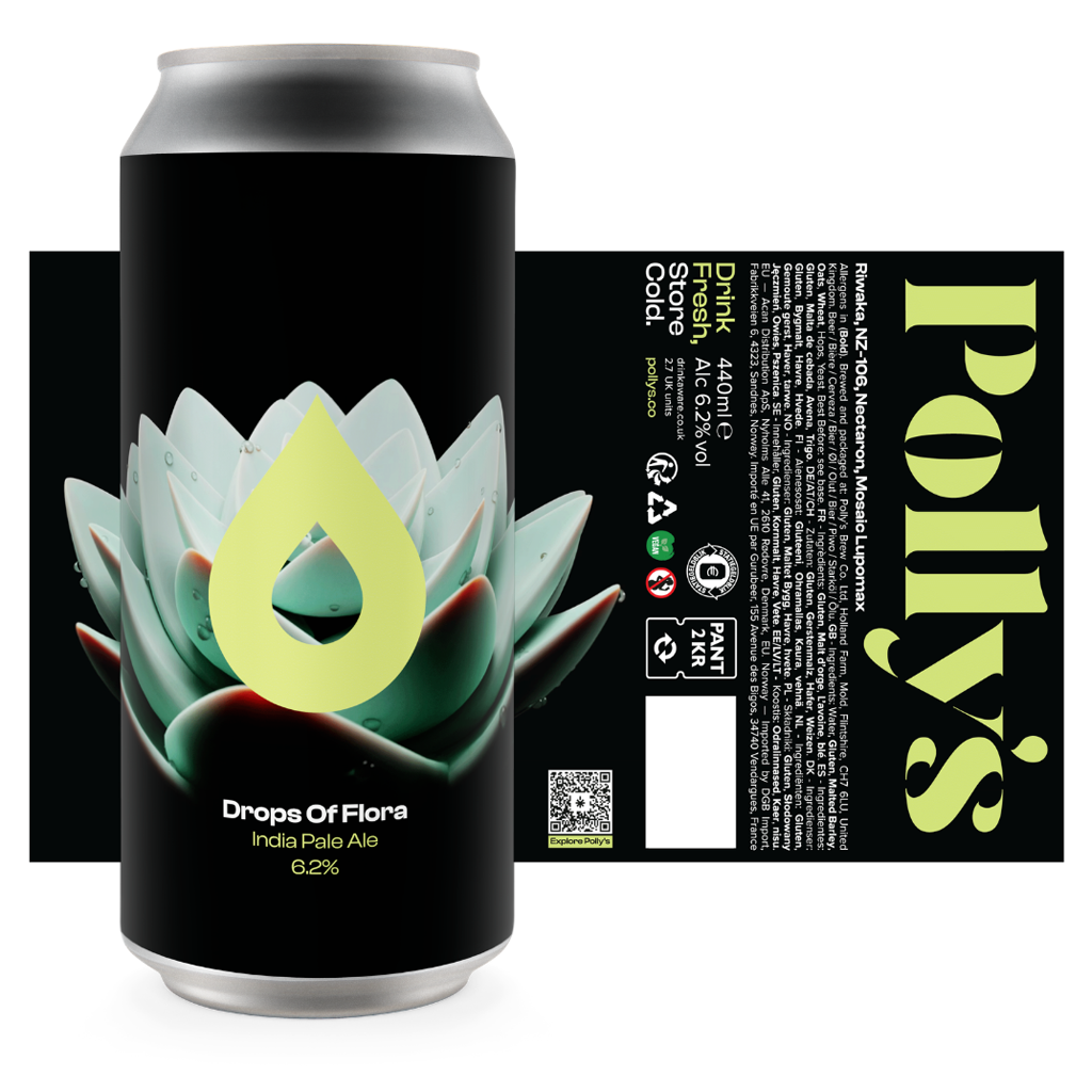 Drops Of Flora beer artwork