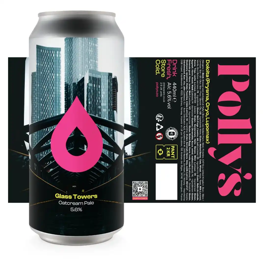 Artwork for Glass Towers by Polly's Brew Co