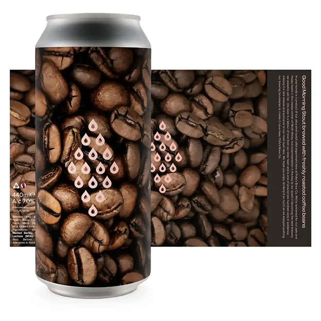 Good Morning Coffee Stout beer artwork