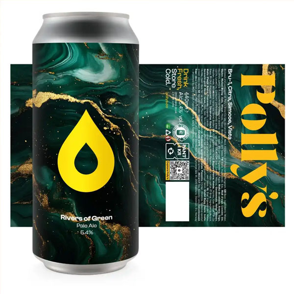 Rivers of Green beer artwork