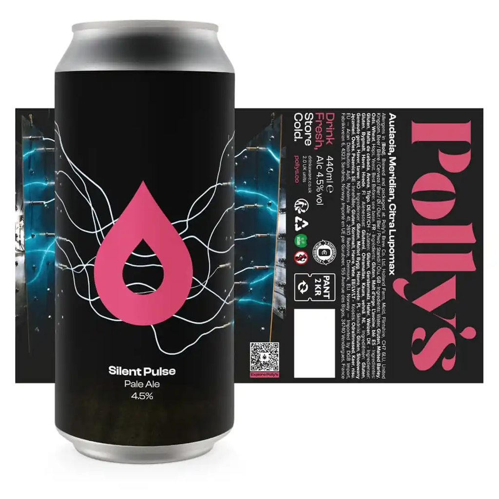 Silent Pulse beer artwork