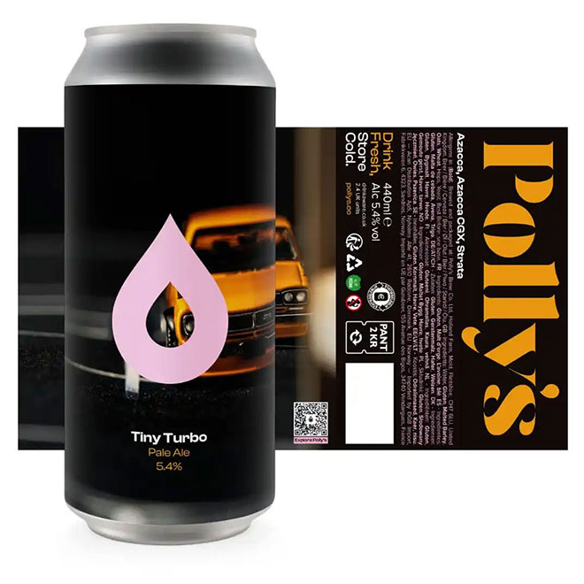 Tiny Turbo beer artwork