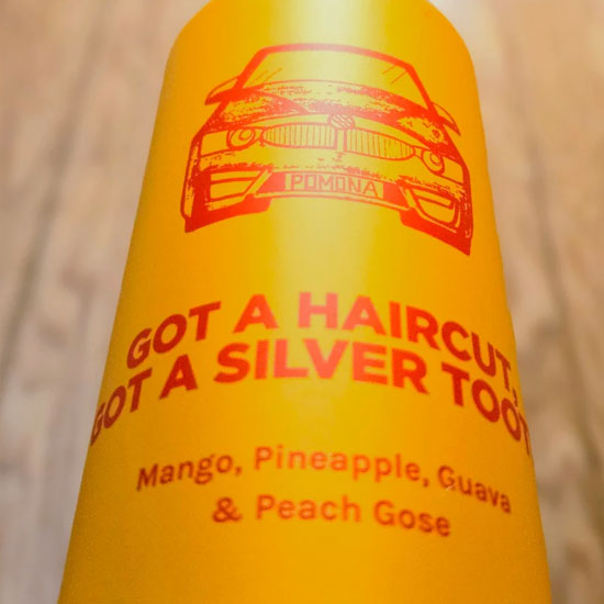 Got A Haircut Got A Silver Tooth beer artwork