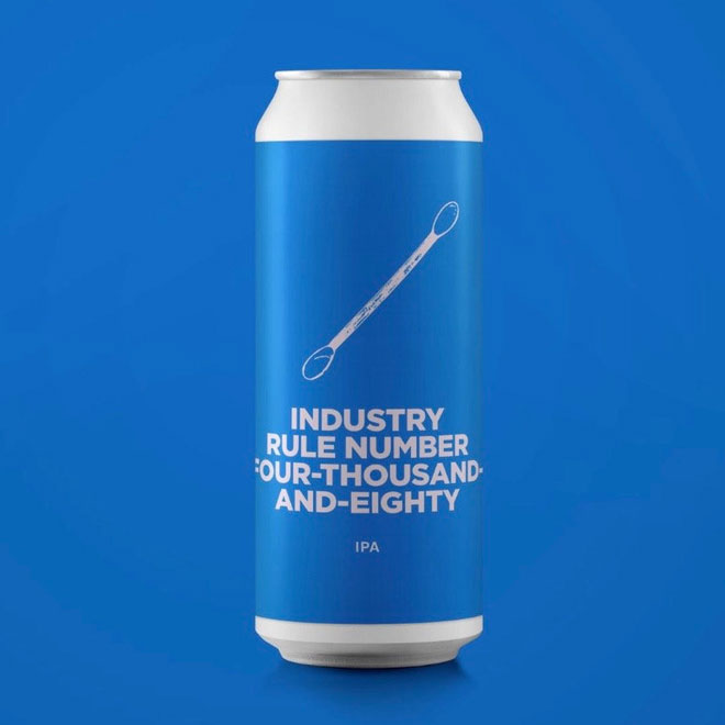 Industry Rule Number Four-Thousand-And-Eighty beer artwork