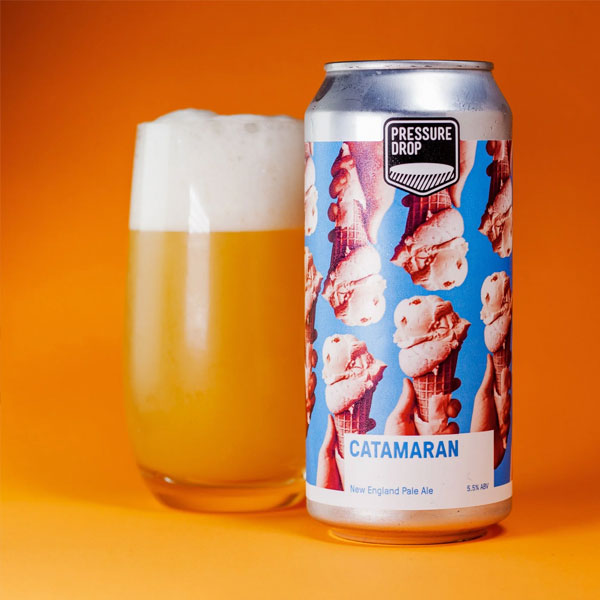 Catamaran beer artwork