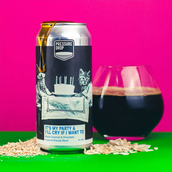 Maple Coconut & Chocolate Imperial Granola Stout beer artwork