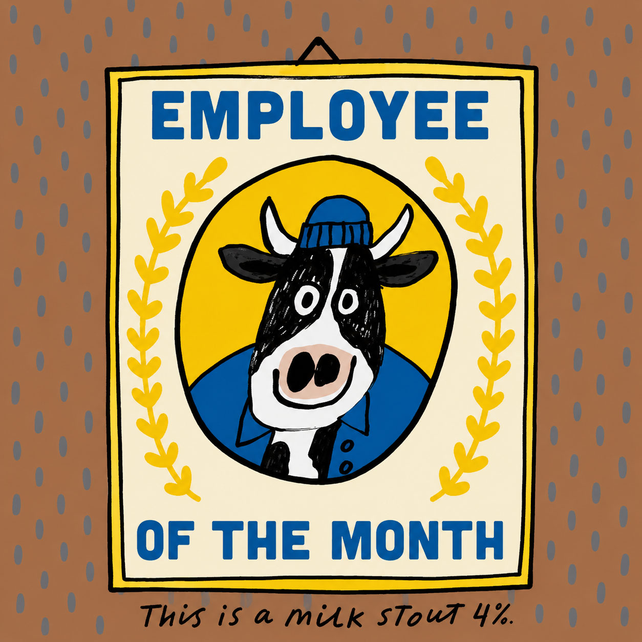 Employee of The Month beer artwork